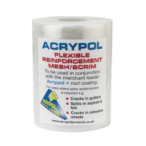 Acrypol Flexible Reinforcement Mesh / Scrim &#8211; 150mm x 20m